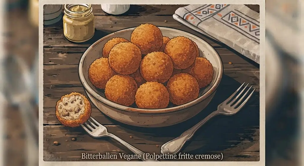Bitterballen vegane polpettine olandesi croccanti ricetta PaulVeg