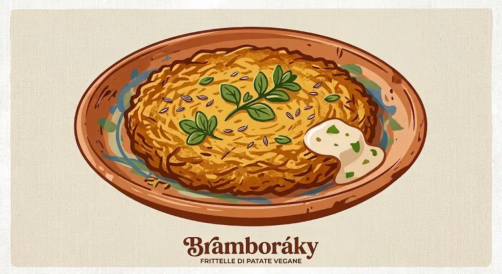 Bramboráky - Frittelle di patate cotiche